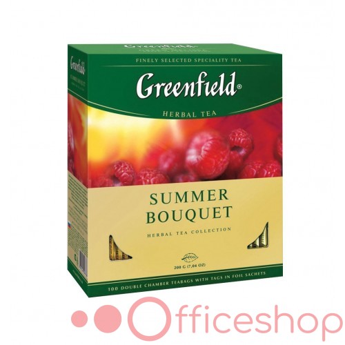 Ceai negru Greenfield  Summer Bouquet  100 pac. 0878-09